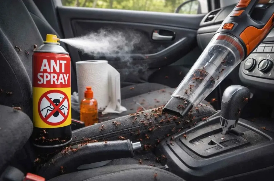 How to Get Rid of Ants in Cars Fast